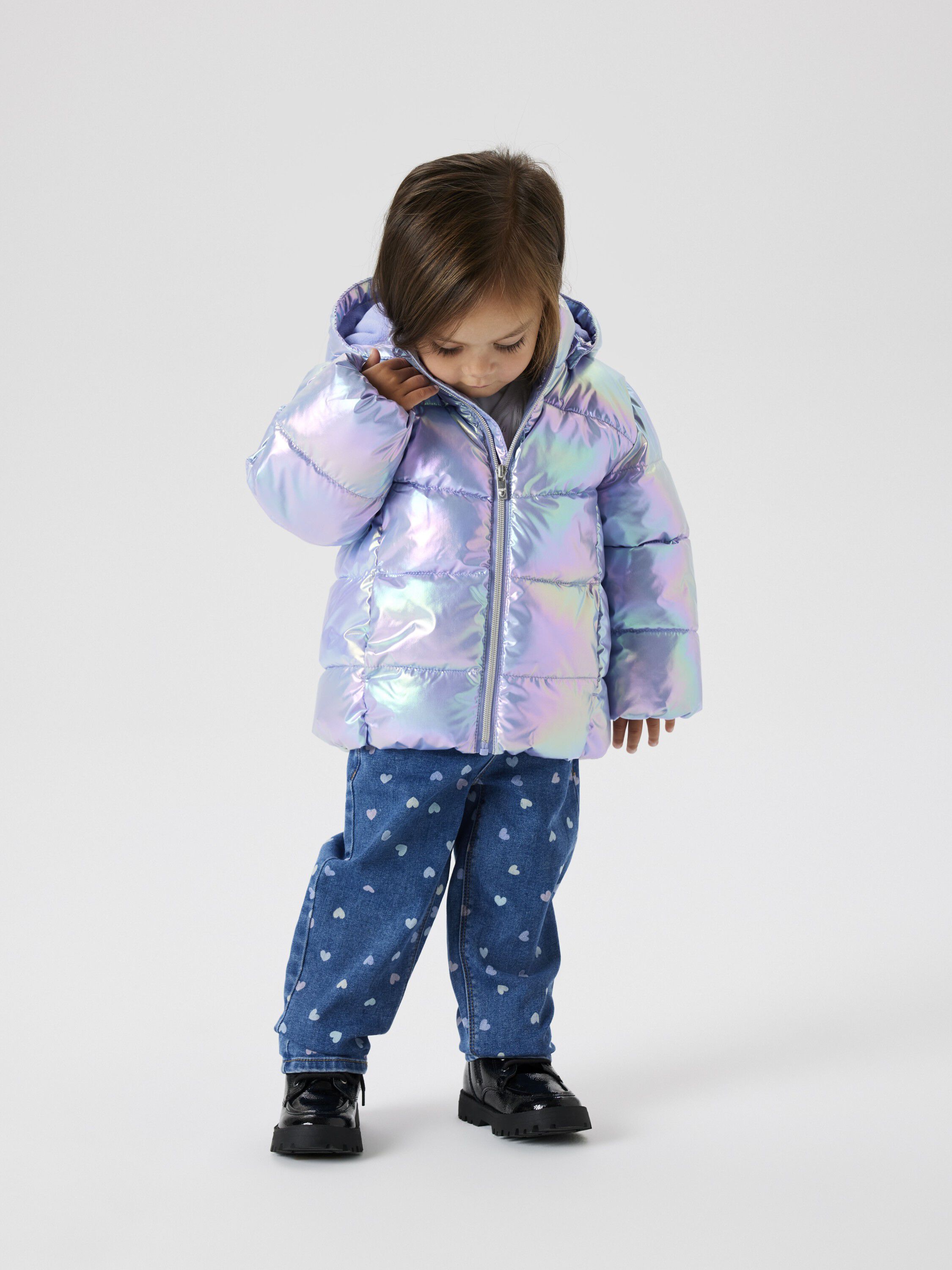 NMFMOLINA PUFFER JACKET SHINY