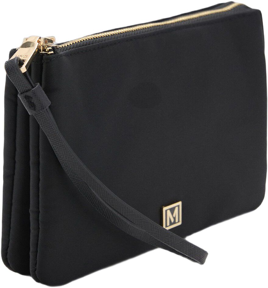 Nylon purse with zip