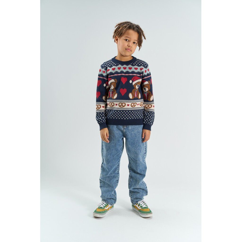 Pullover med Jacquard i julen