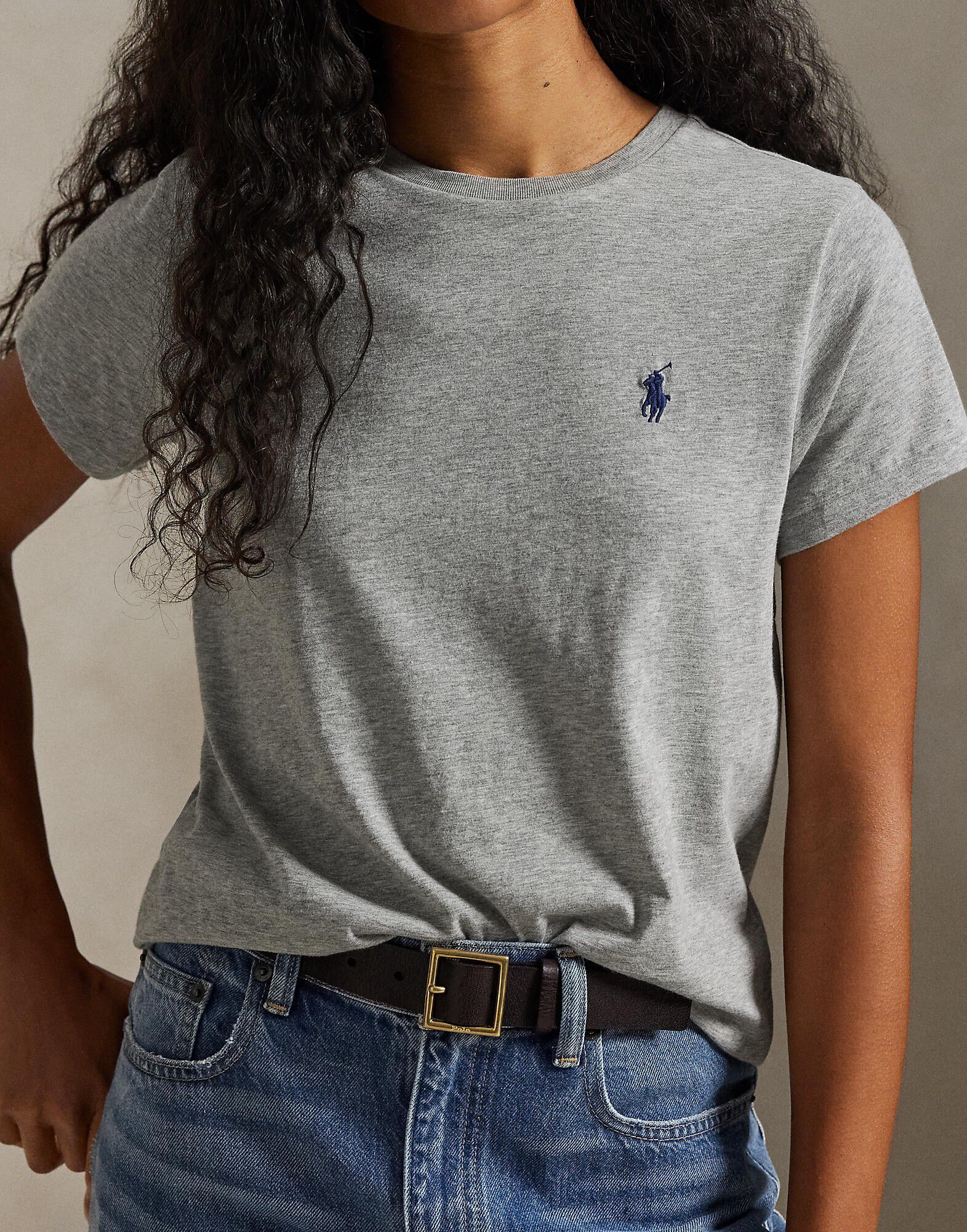 Classic Fit Cotton Jersey Crewneck Tee