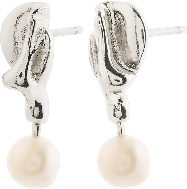 STARLIGHT pearl earrings silver-plated
