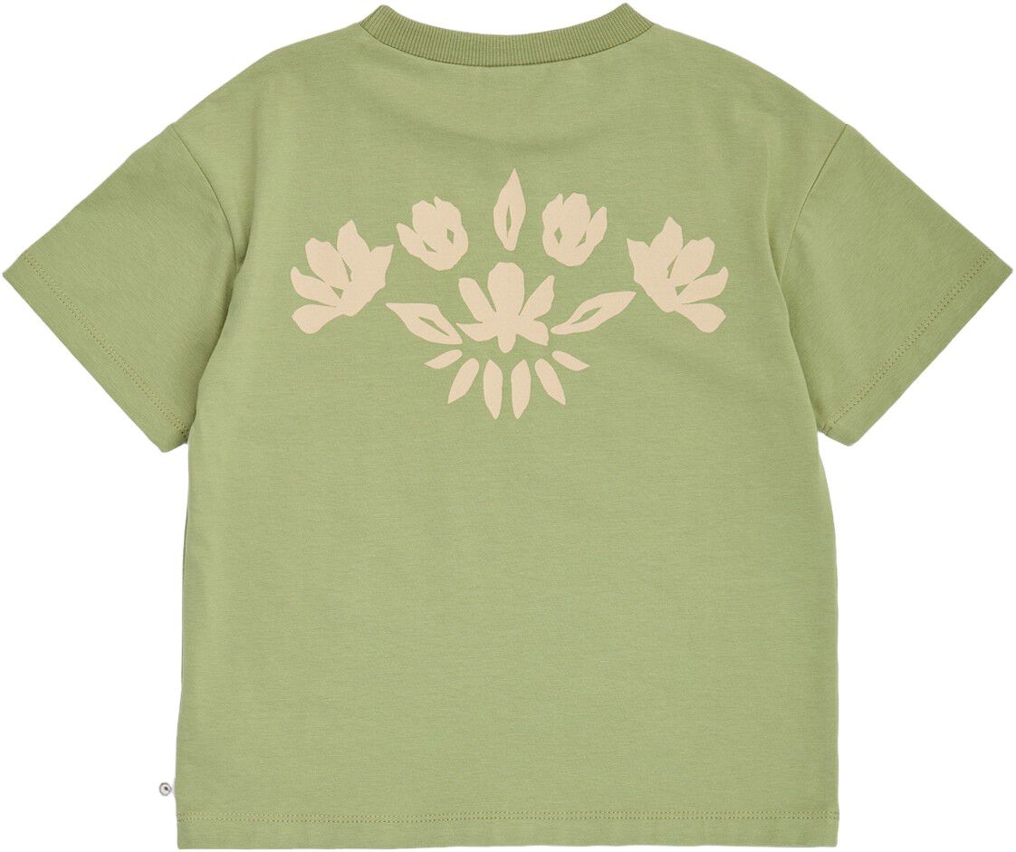 Natures imprint embroidery s/s T