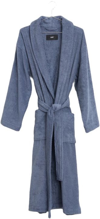 Mono Bathrobe-S/M-Steel blue