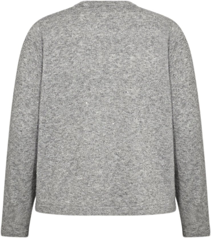 Curvy WA-KLIO 3 Cardigan Lys grå