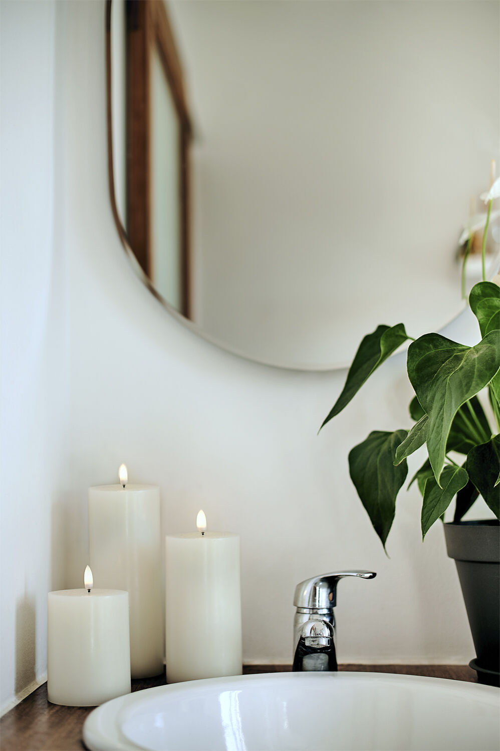 LED Taper Candle - twin pack - Nordic White - 2,3 x 20 cm