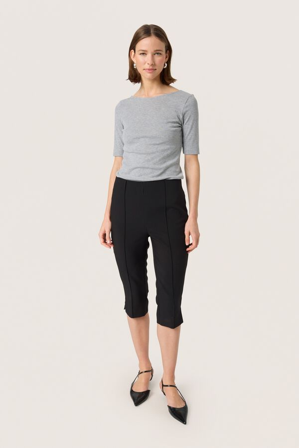 Neo Noir - Tasia Suit Capri Pants 163723 - 676 - Dark Brown
