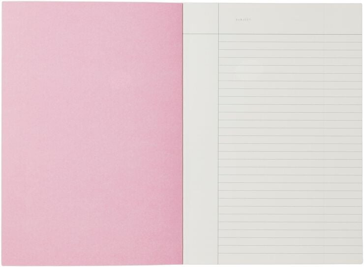 VITA Softcover Notebook - Medium, Orange Grid