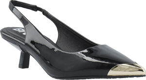 BIAKRISTIN Kitten Heel Slingback Metal Toecap Patent