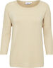 A2561, KNIT BLOUSE W RIB SL