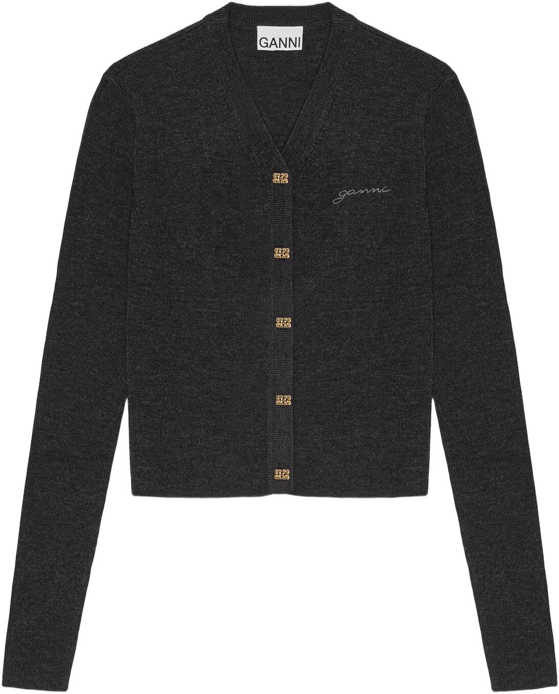 Mini Ribbed Merino Cardigan