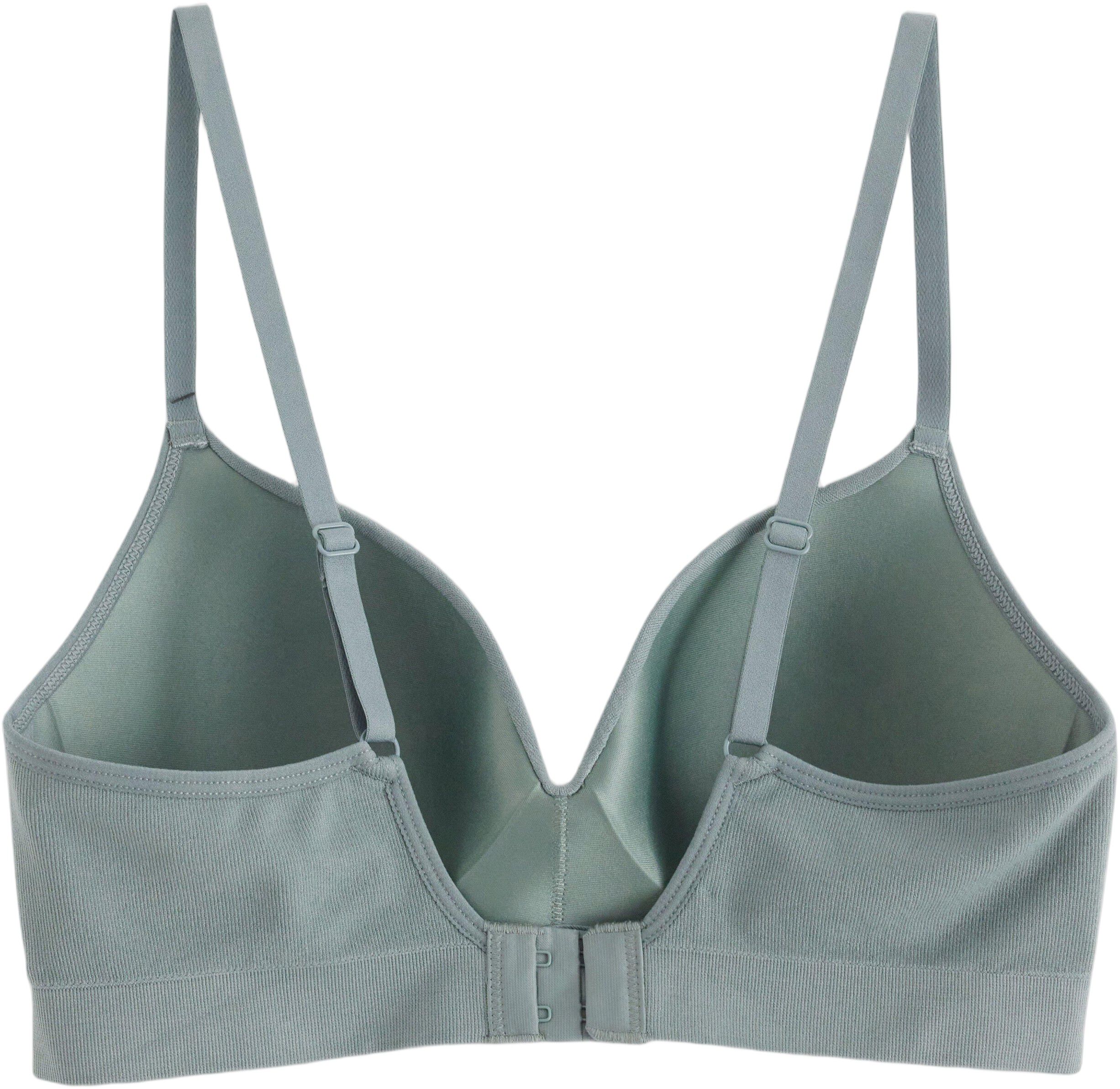 A comfy seamless bra with soft cups