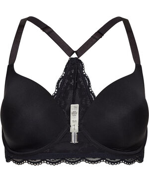 Underwired t-shirt bra with lightly