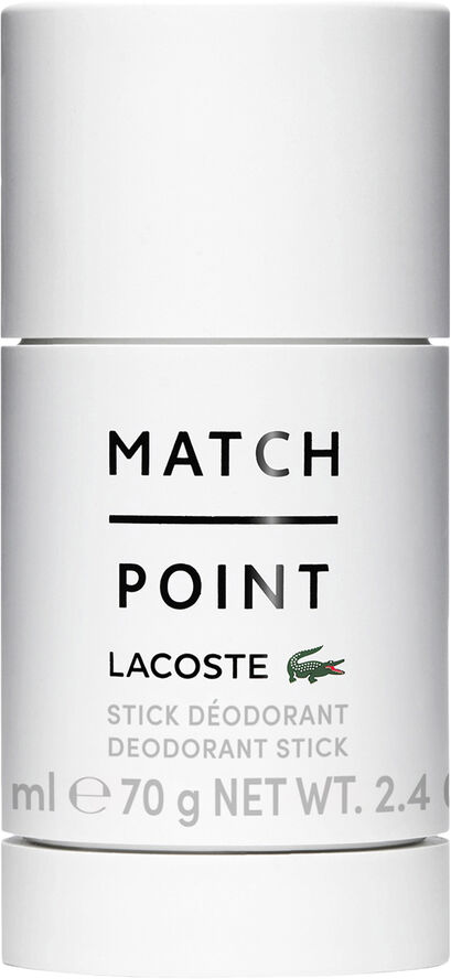 Bare gør ønske kompakt Lacoste Match point Deodorant stick 75 ML fra Lacoste | 230.00 DKK |  Magasin.dk