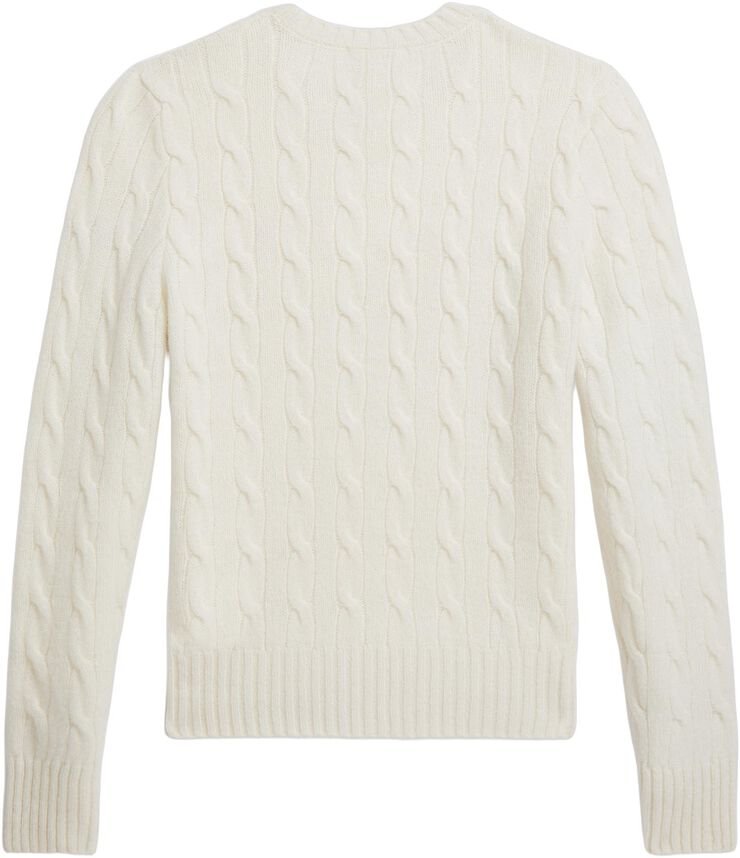 Cable-Knit Wool-Cashmere Sweater