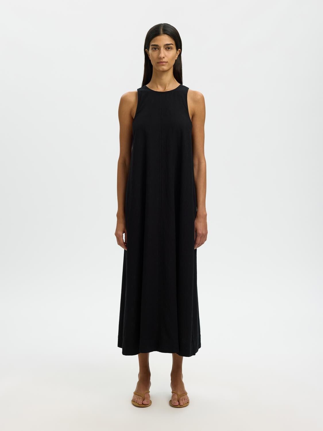 SLFLUISA RELAXED LINEN BLEND DRESS