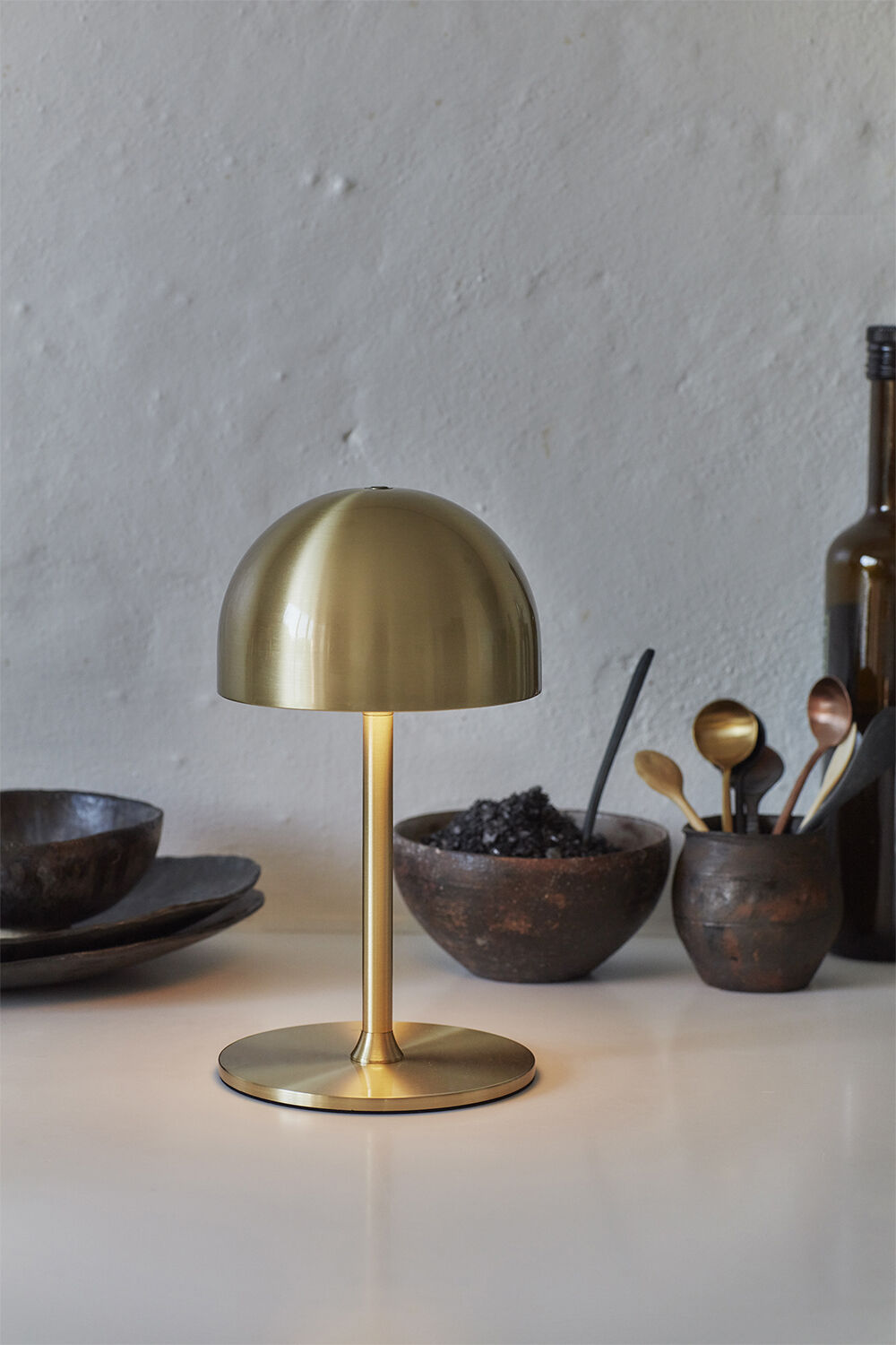 Tim Genopladelig H22cm, Messing