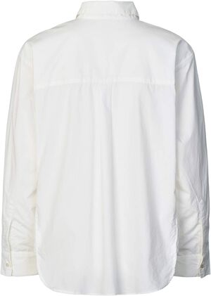 Poplin side gather shirt - Djana
