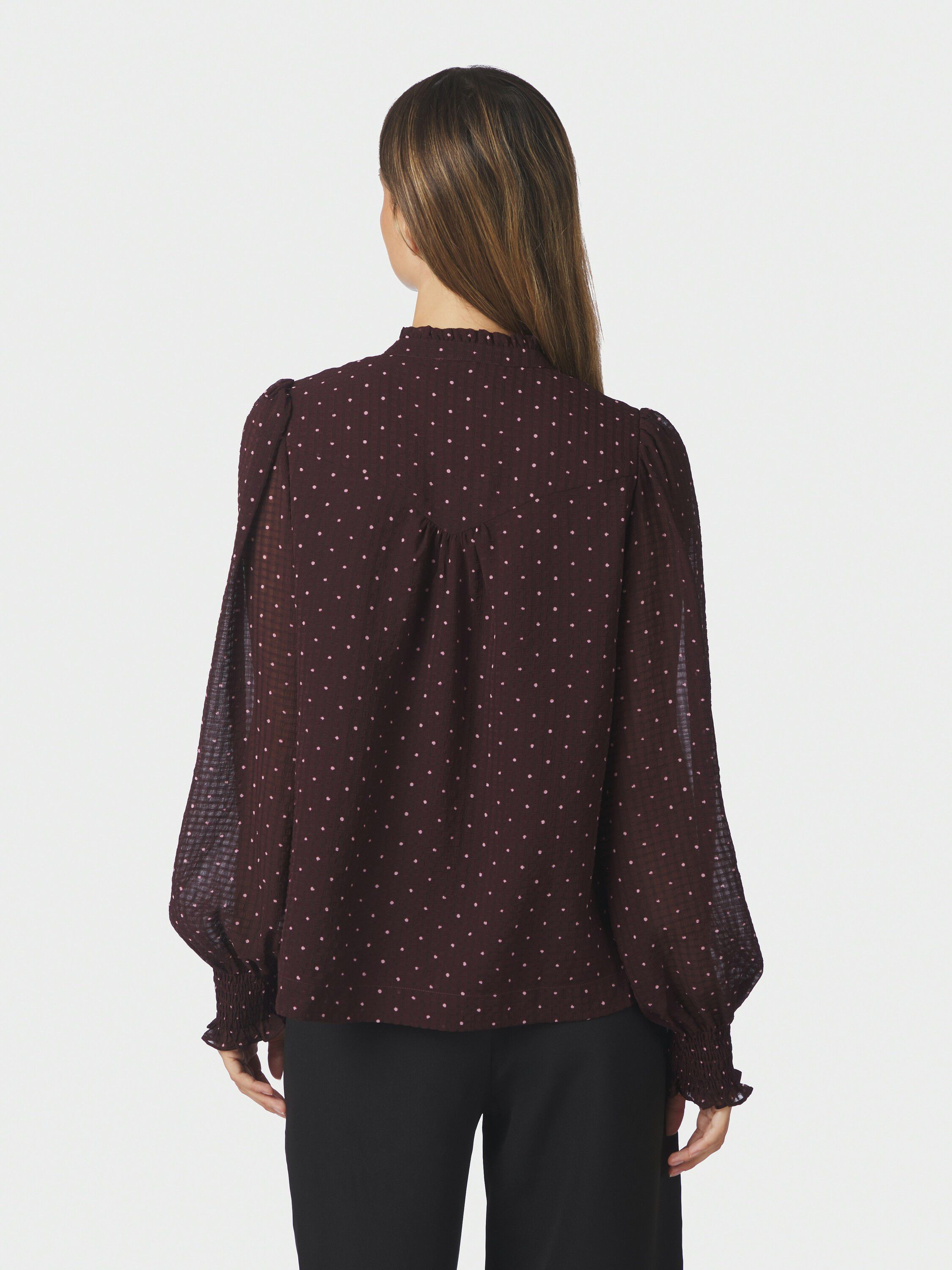 Astrida Dotted Blouse