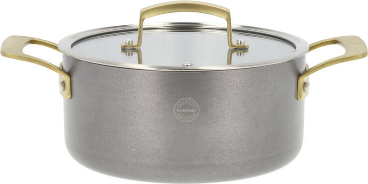 Gryde med låg Durance 2,9 liter 20 cm Rustfrit stål