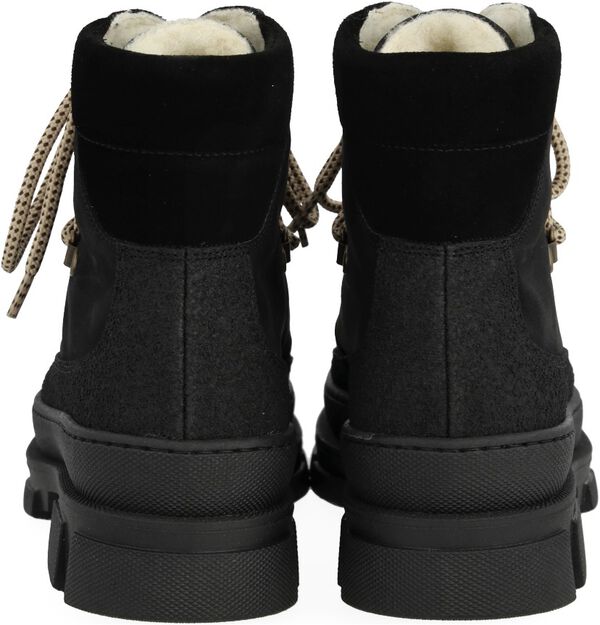 Snørestøvle med uldfoer