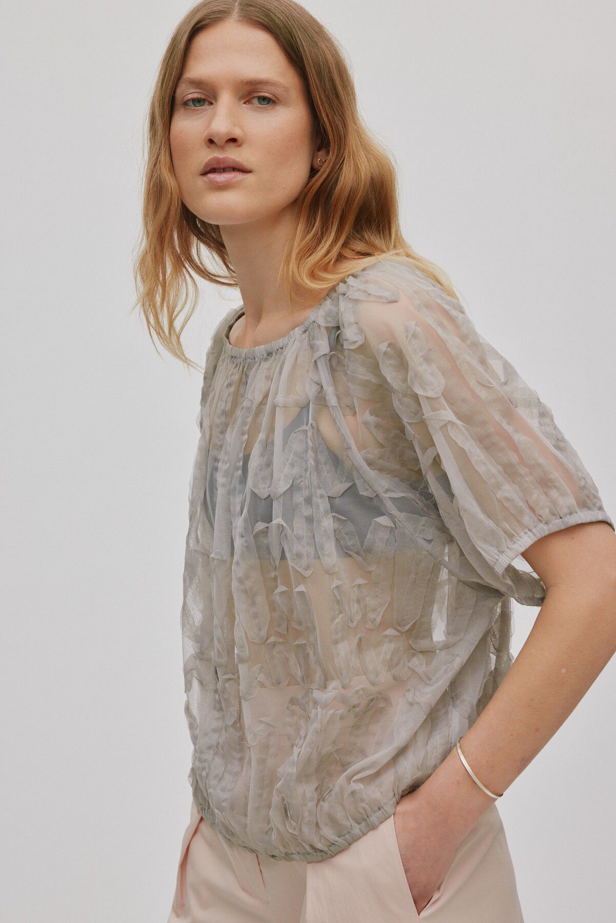Splash netting elasticated top - De