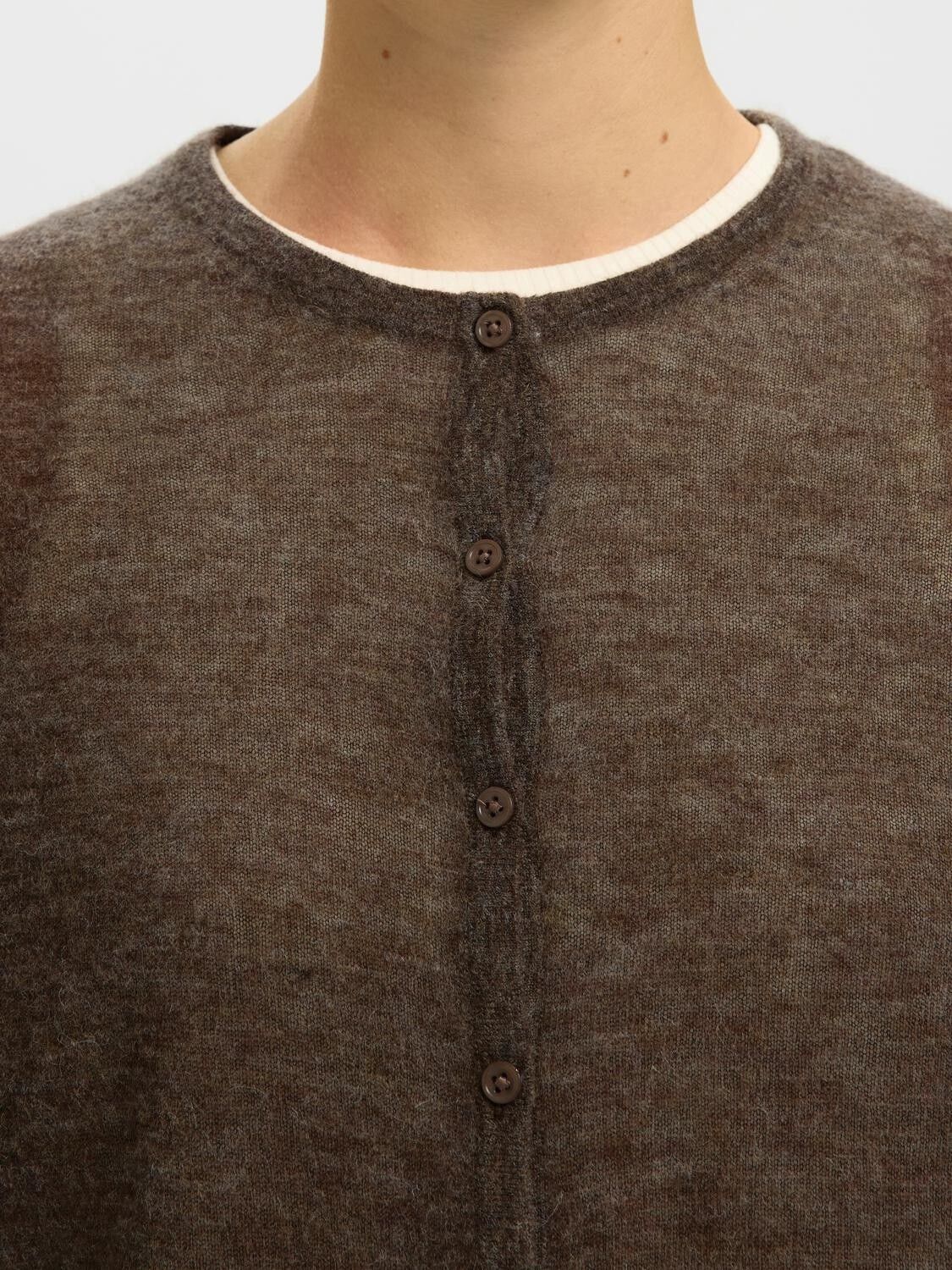 SLFSHIRLEY LS KNIT O-NECK CARDIGAN