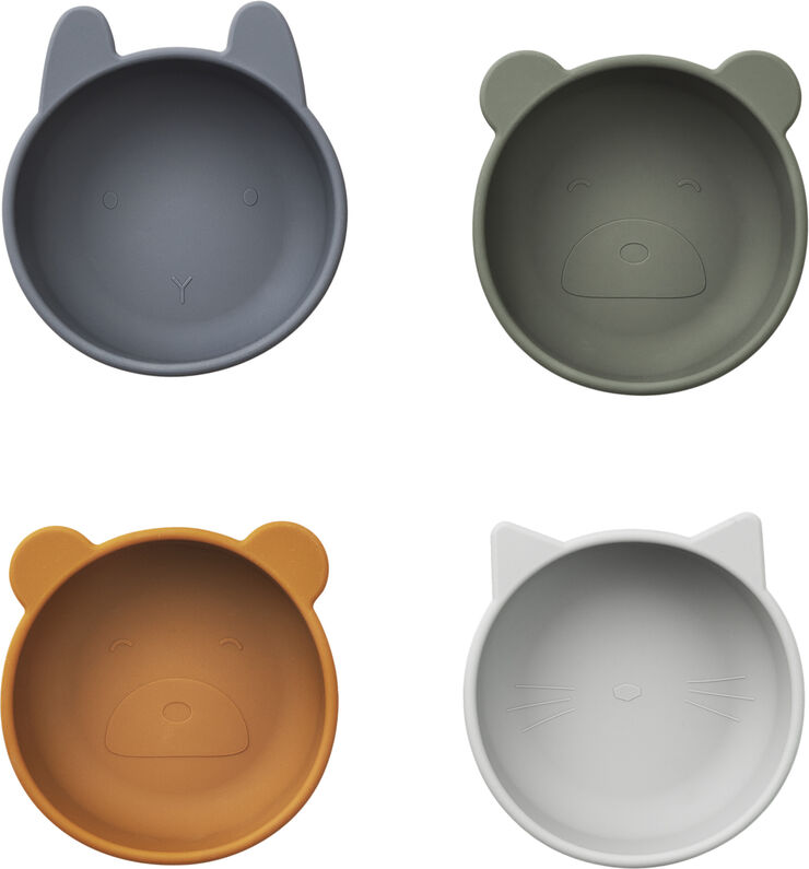 Iggy silicone bowls  4-pack