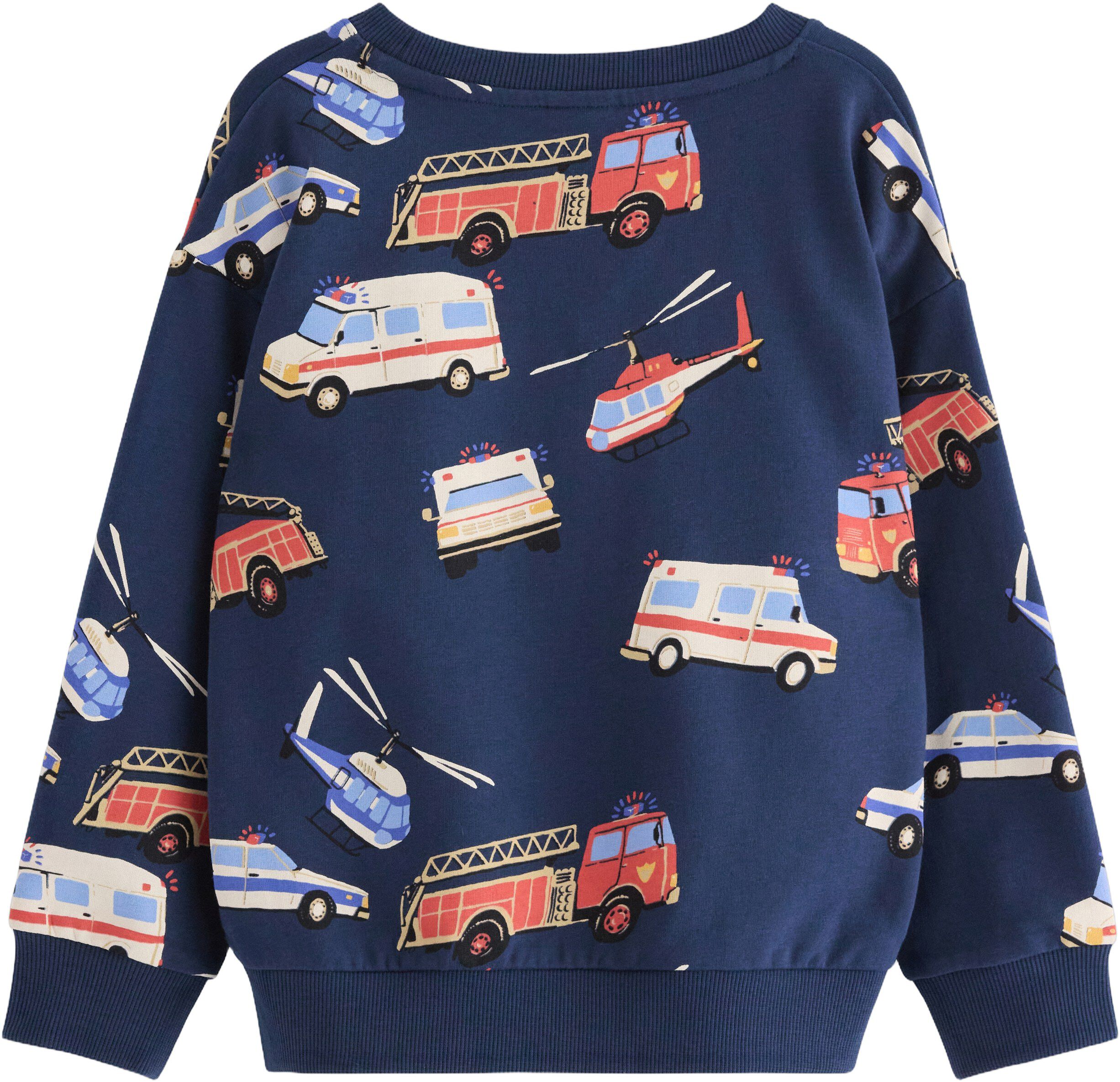 Soft cotton sweatshirt with relaxed