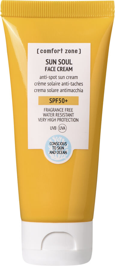 Sun Soul Face Cream SPF50+, no perfume, 60 ml