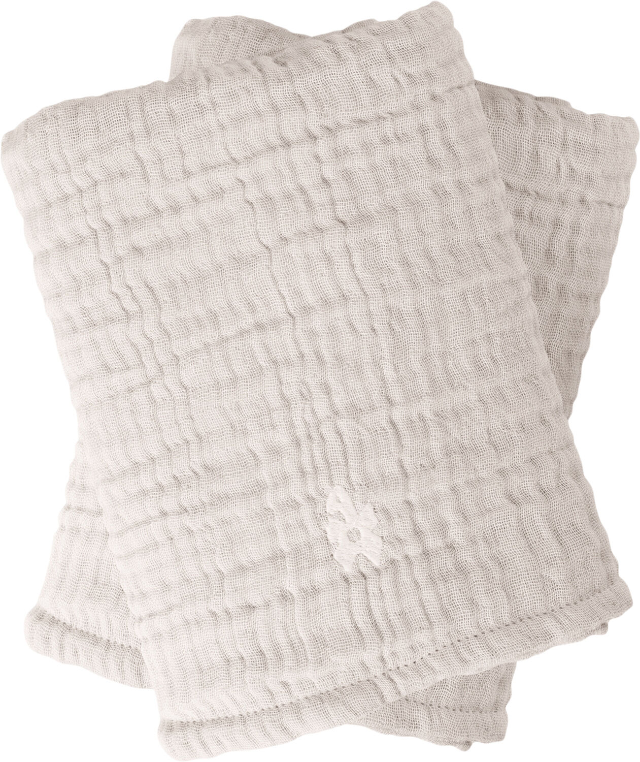 Pusleunderlag 6-lag, 2 stk. , muslin, rose