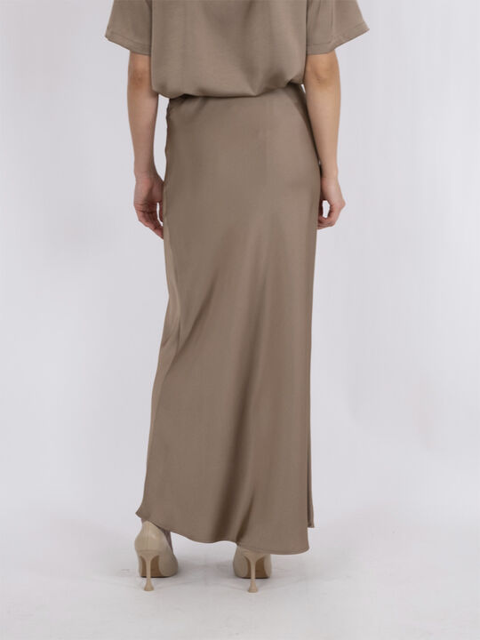 Vicky Heavy Sateen Skirt