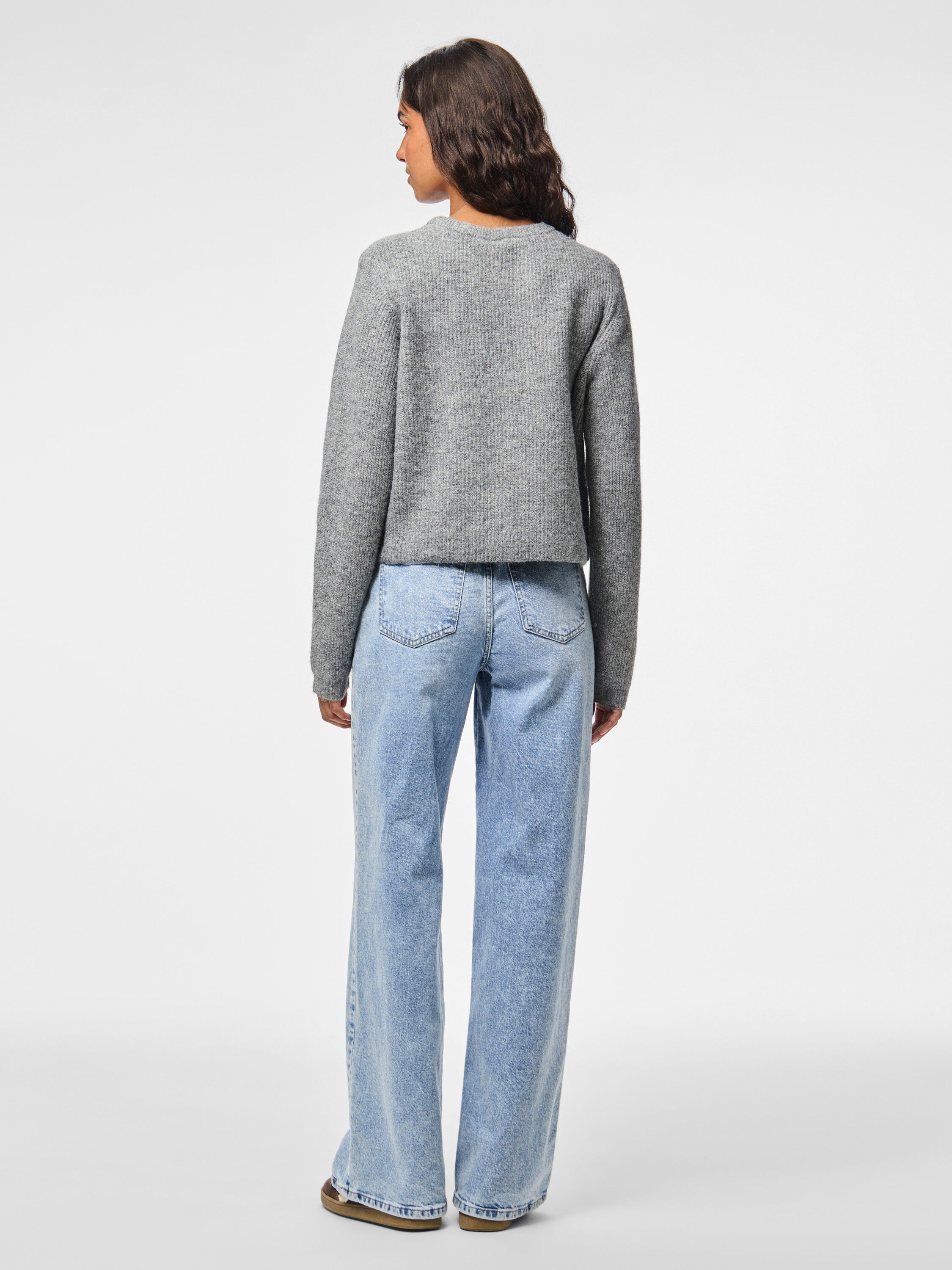 Pcsilly Ls O-Neck Knit Cardigan Noos Bc