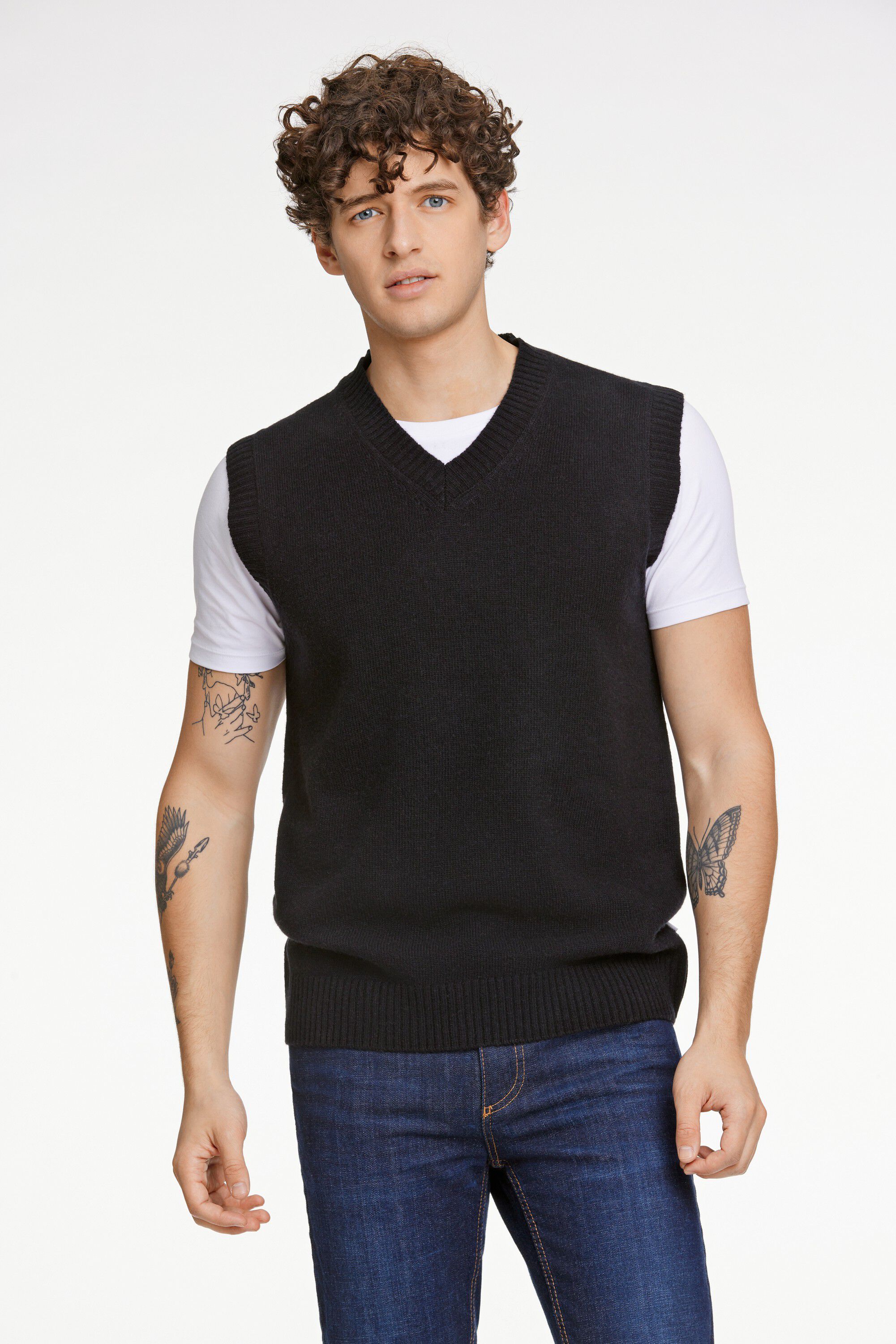 Lambswool v-neck slipover