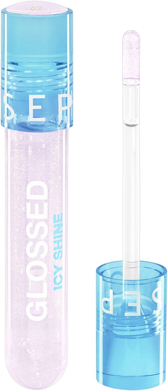 GLOSSED ICY SHINE - Skinnende lipgloss med v&aring;dt look