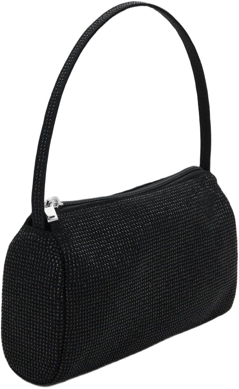 Handbag with rhinestones