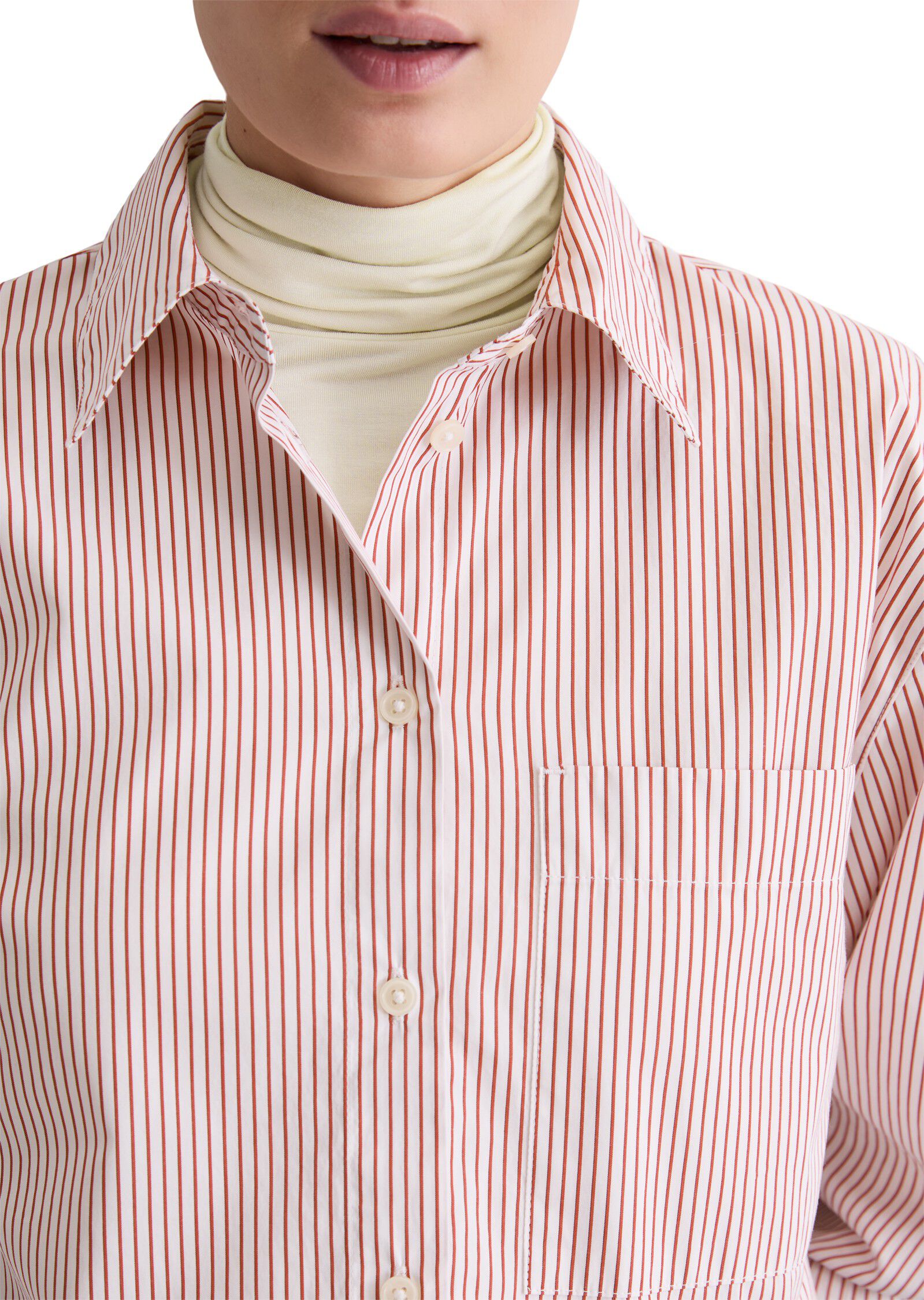 Blouse, oversized fit, long kimono