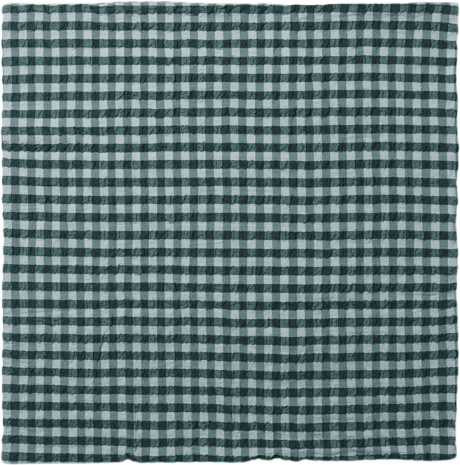 B&aelig;k&B&oslash;lge Pudebetr&aelig;k 63x60 cm gr&oslash;n/lys bl&aring; DK