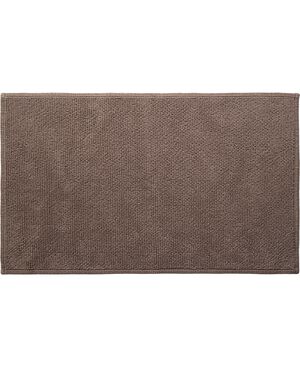 Bathmat stonewashed 50x80cm taupe grey GOTS