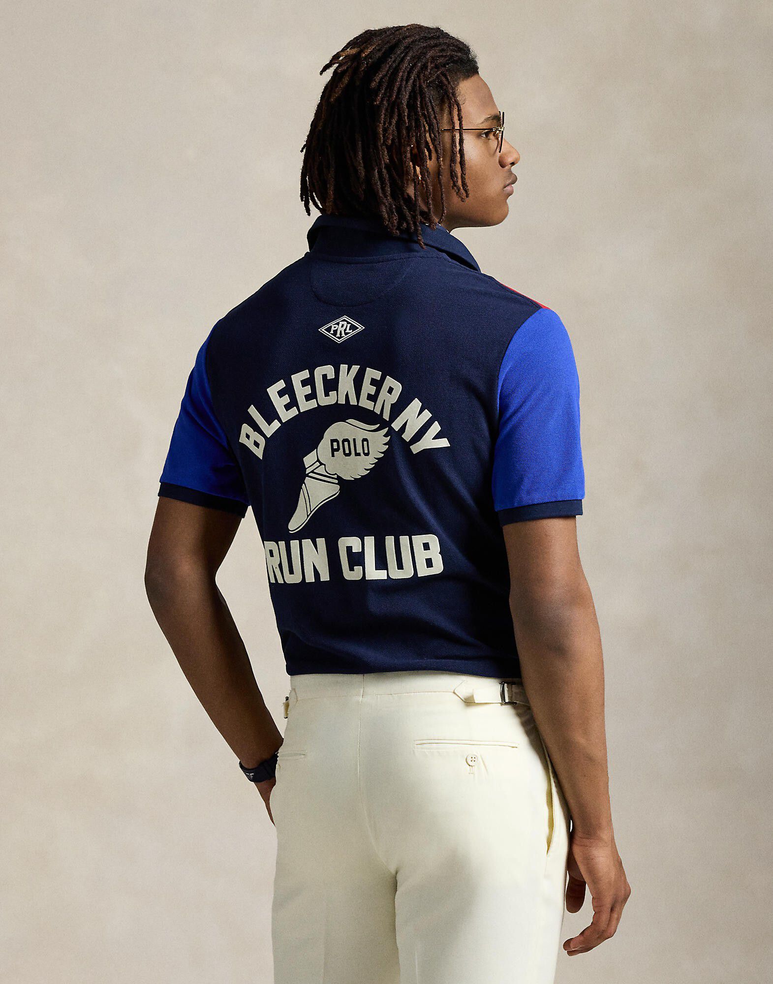 Classic Fit Mesh Graphic Polo Shirt