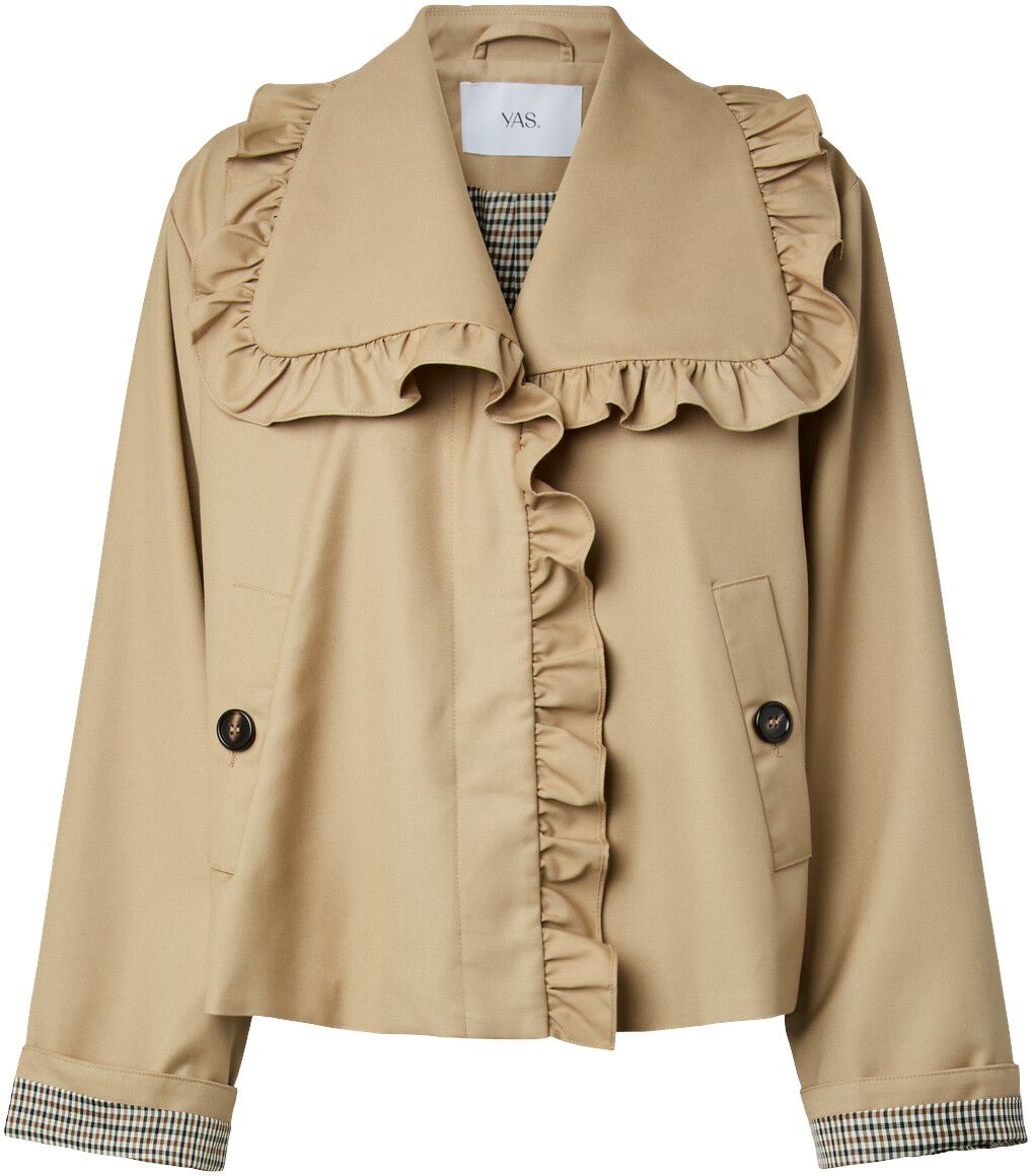 Yaselsia Ls Short Trenchcoat