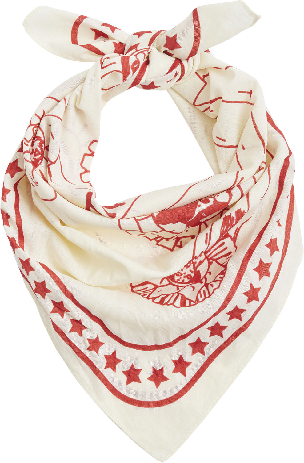 HAY Dogs Scarf-55 x 55-Off-white