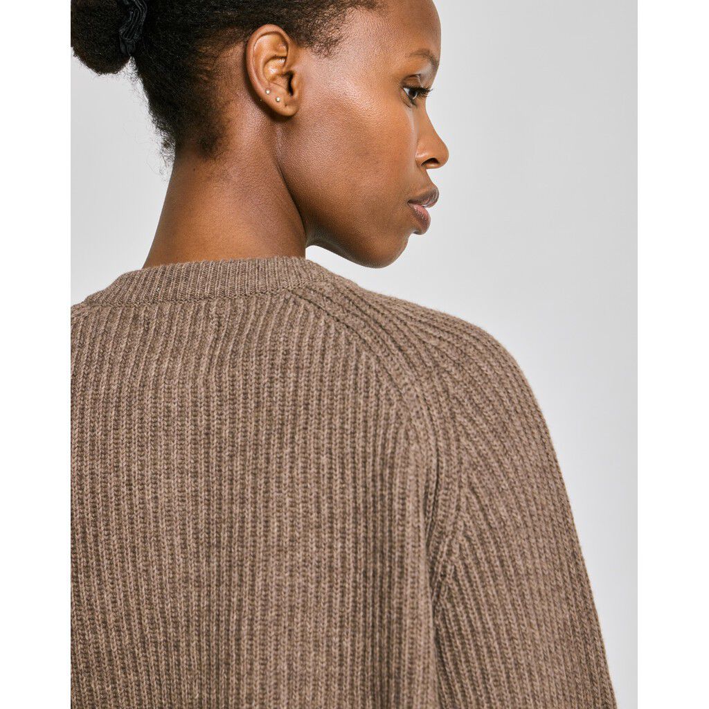 Augusta L/S Cardigan Lambswool Knit