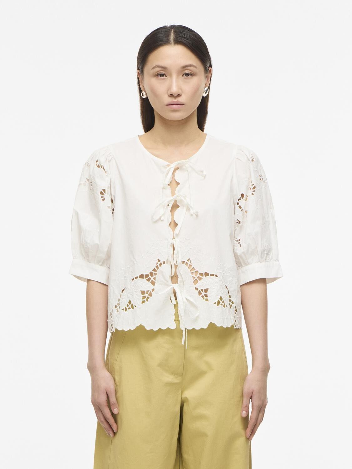 ROUSCARLET 2/4 O-NECK TOP