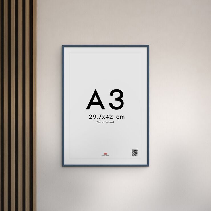 Poster&Frame - Indian Teal Wood 30x40cm