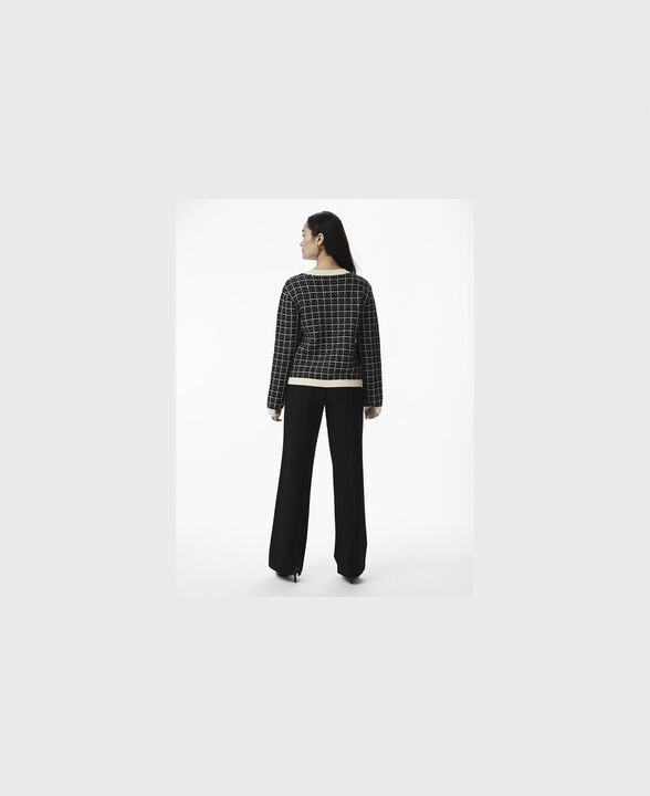 YASLIVIA LS SHORT KNIT CARDIGAN NOO