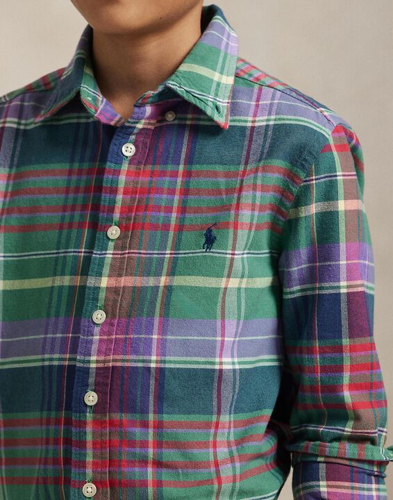 BRUSHED OXFORD-WVN-SHIRT