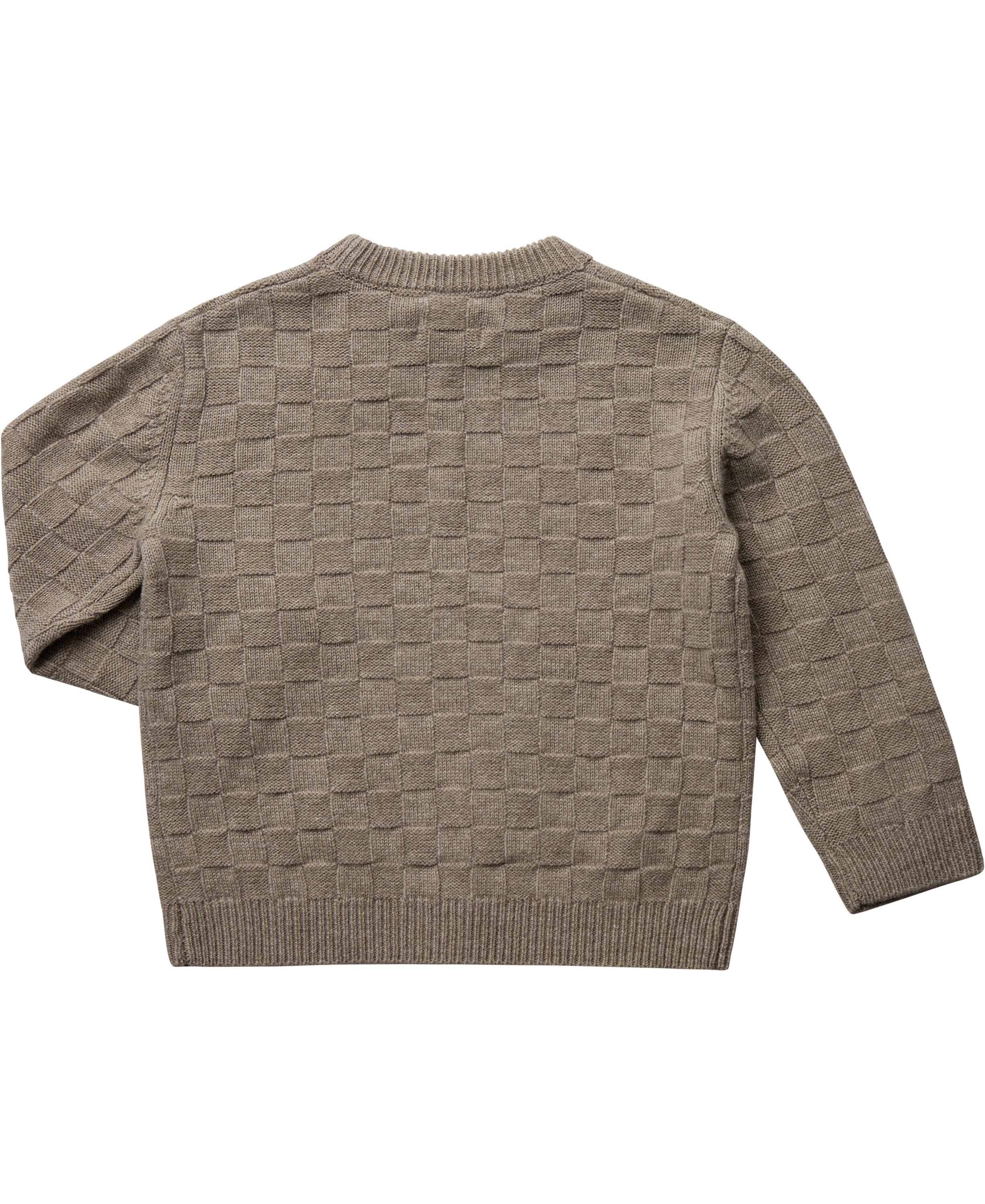 Strikka RWS wool & cashmere pullover med struktur
