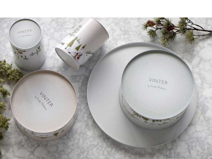 Kagedåse Vinter 10 x 14,5 cm Woodrose Metal