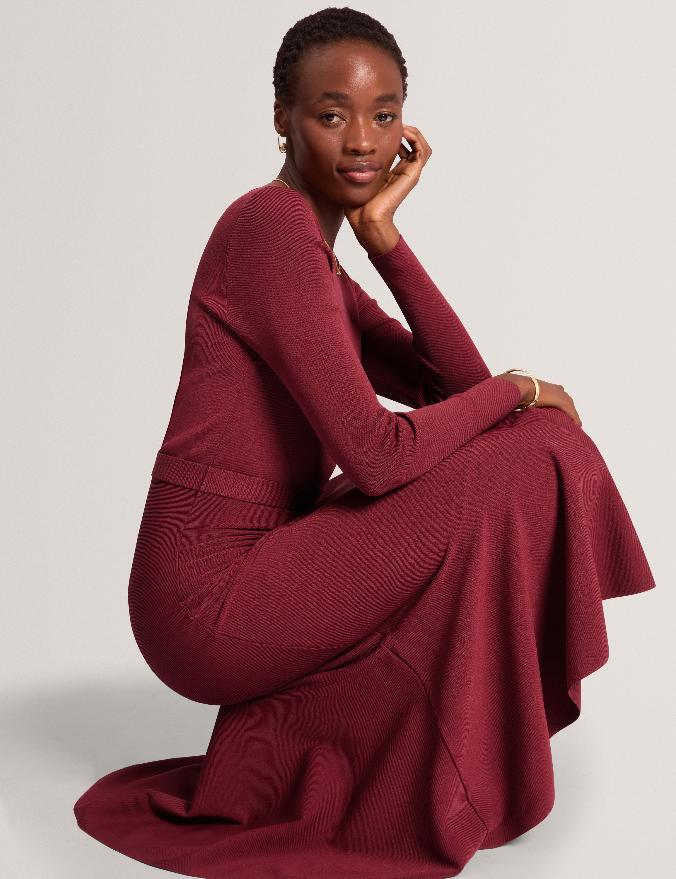 TALMAH Mockable Midi Dress