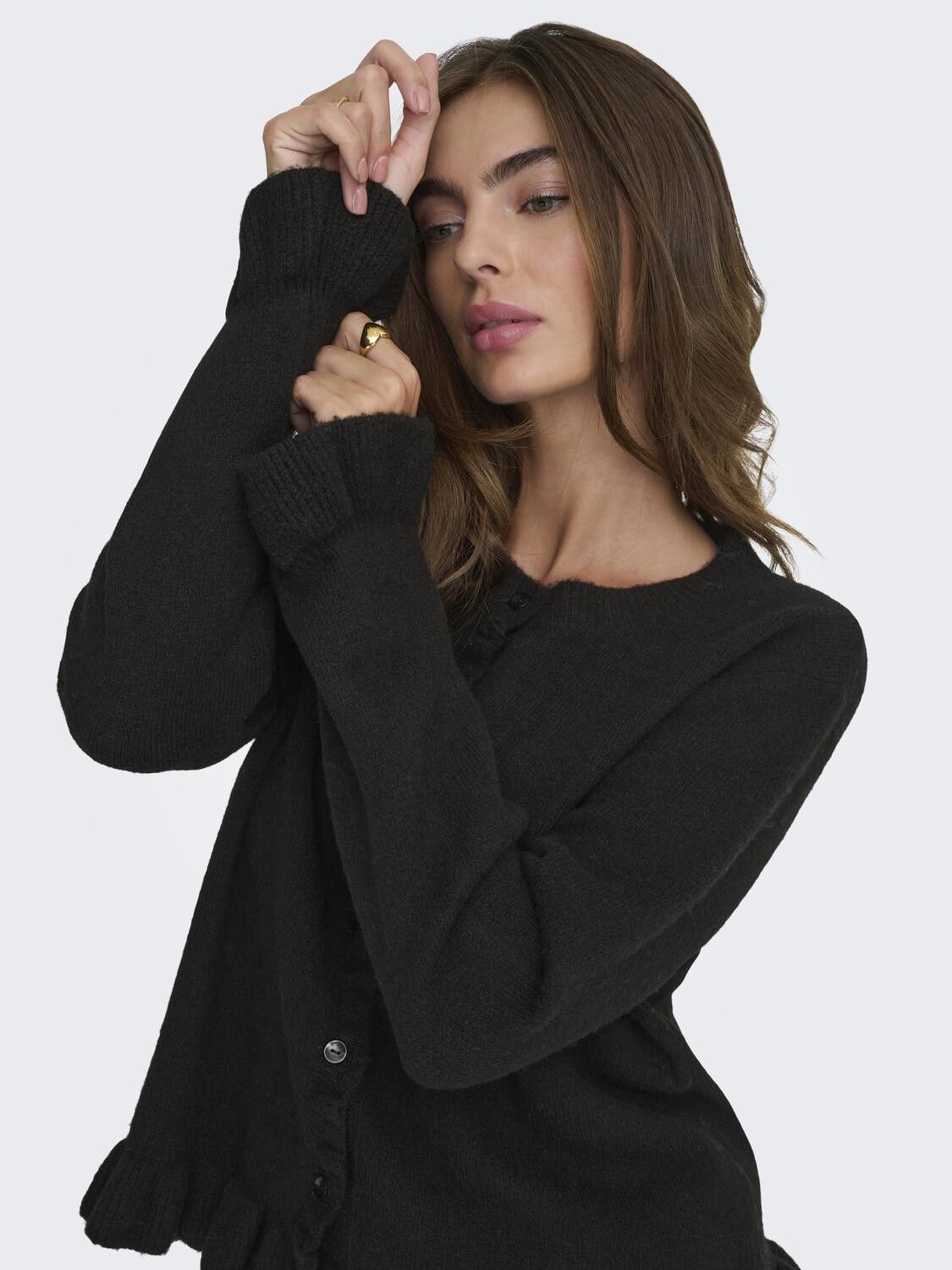 ONLRIMA LIFE LS FRILL BUTTO CARDI C